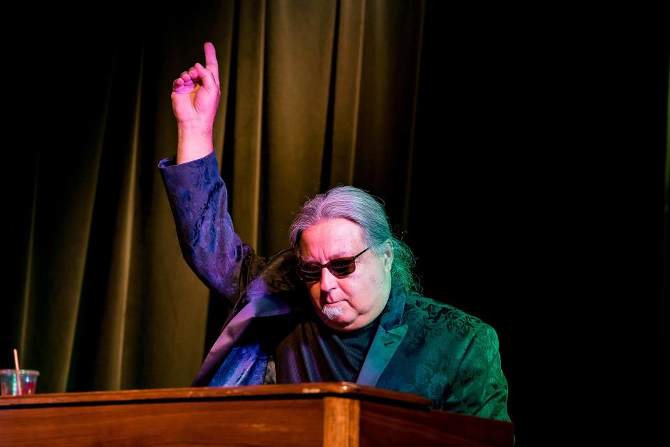 Blues Music Award nominees Anthony Geraci, pictured, and Billy Price will perform together as the Boston Blues All-Stars at the Music Room in West Yarmouth.