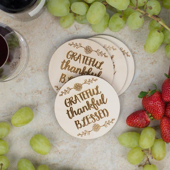 Engraved Coaster Set