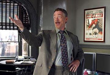 J.K. Simmons as J. Jonah Jameson in &#039;Spider-Man 2.&#039; (Columbia Pictures)