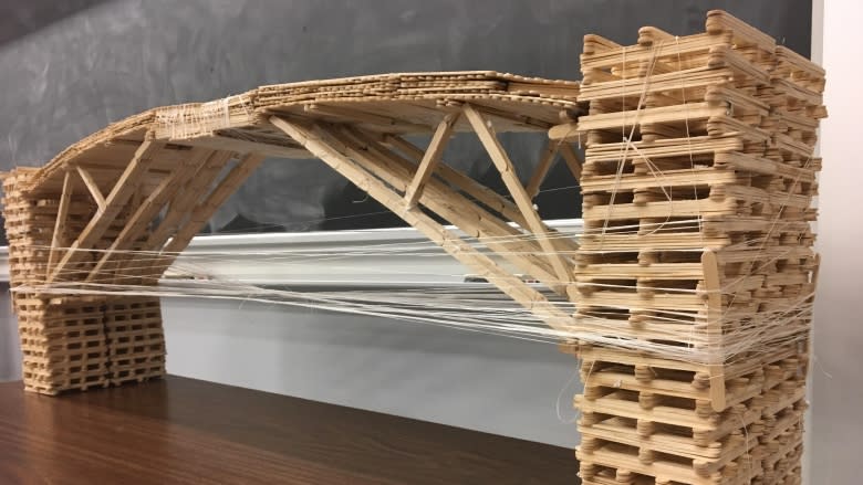 They crushed it! UNB students win popsicle-stick bridge contest