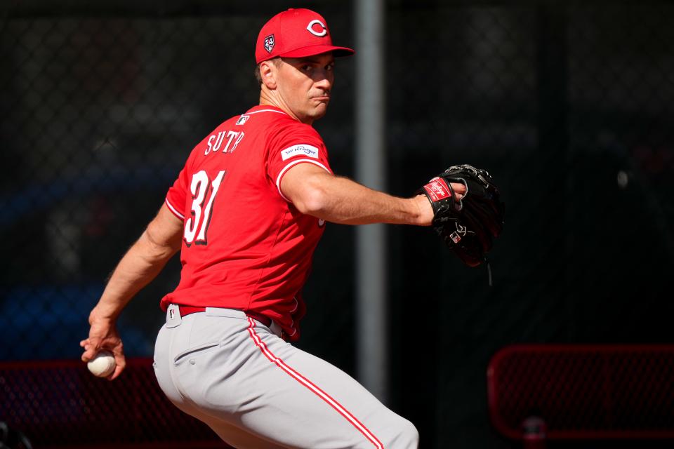 Brent Suter is one of at least four left-handers the Reds might be able to count on in relief this season.