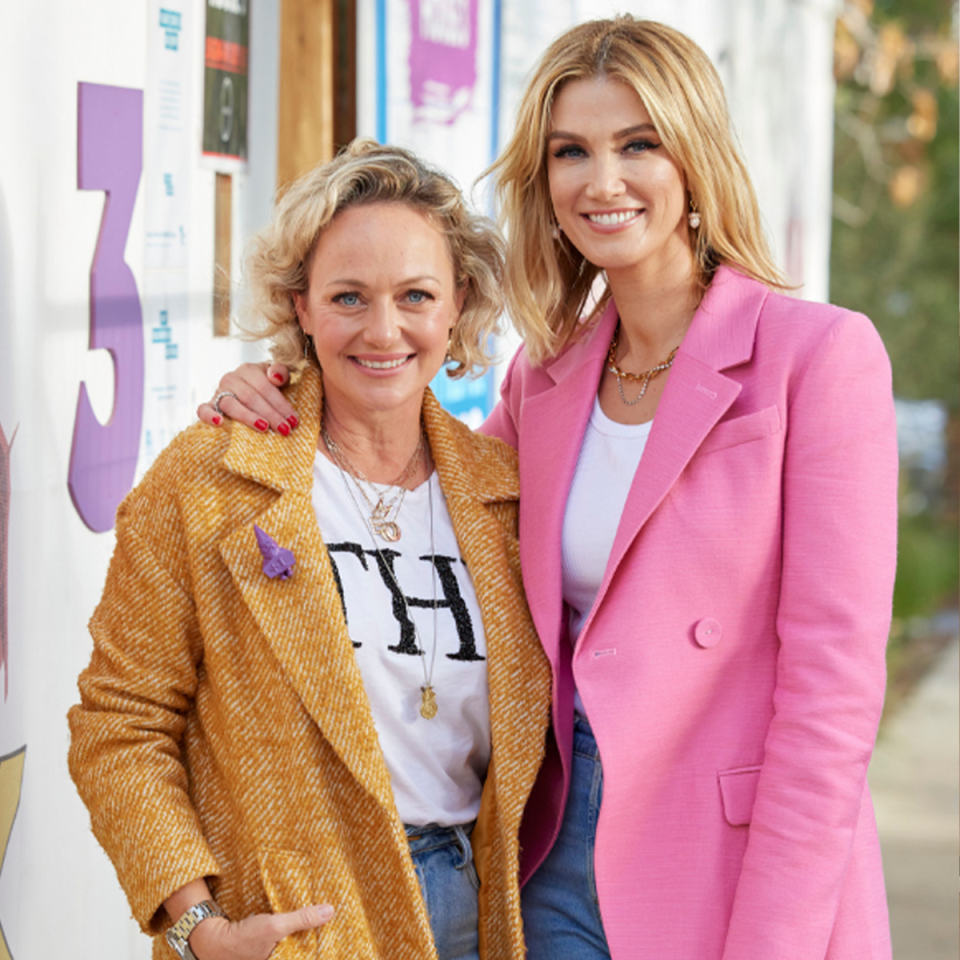 Shelley Craft and Delta Goodrem.