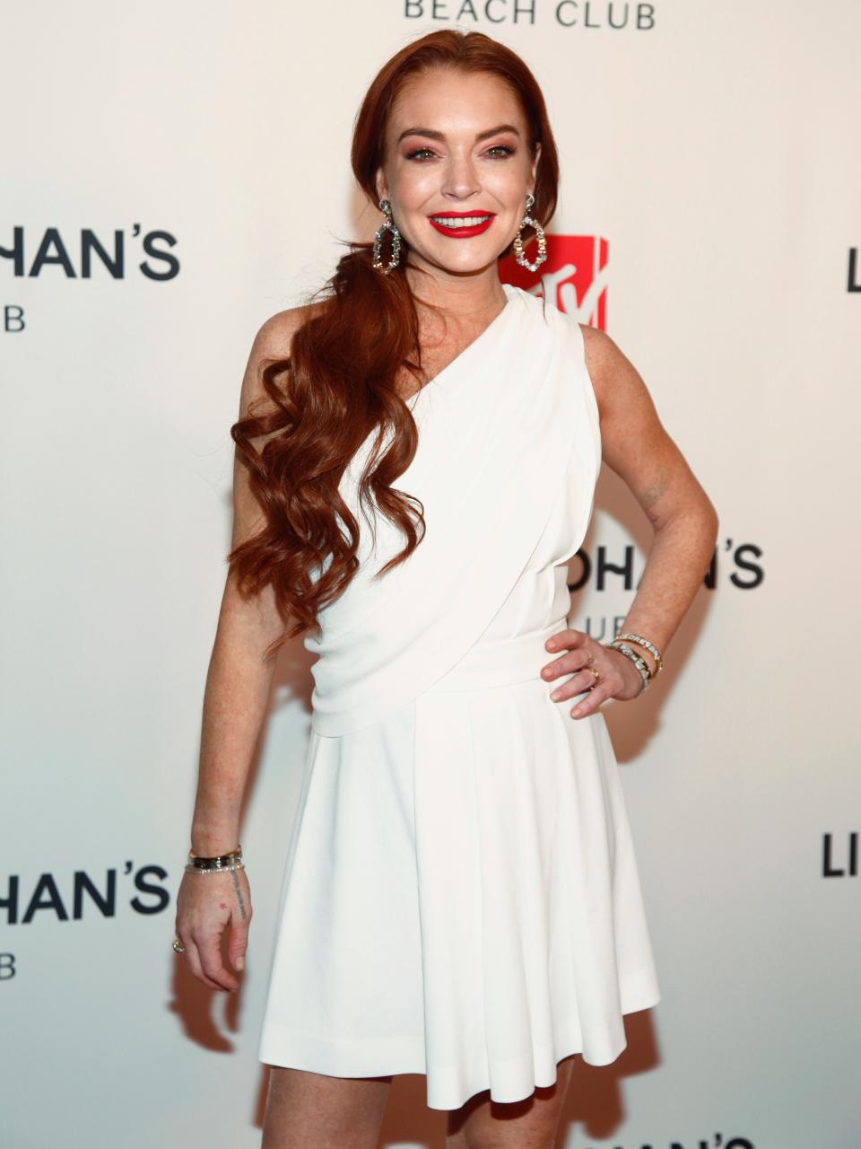 <p>Lindsay Lohan is on Cameo - a service that links up fans to celebrities</p>Andy Kropa/Invision/AP