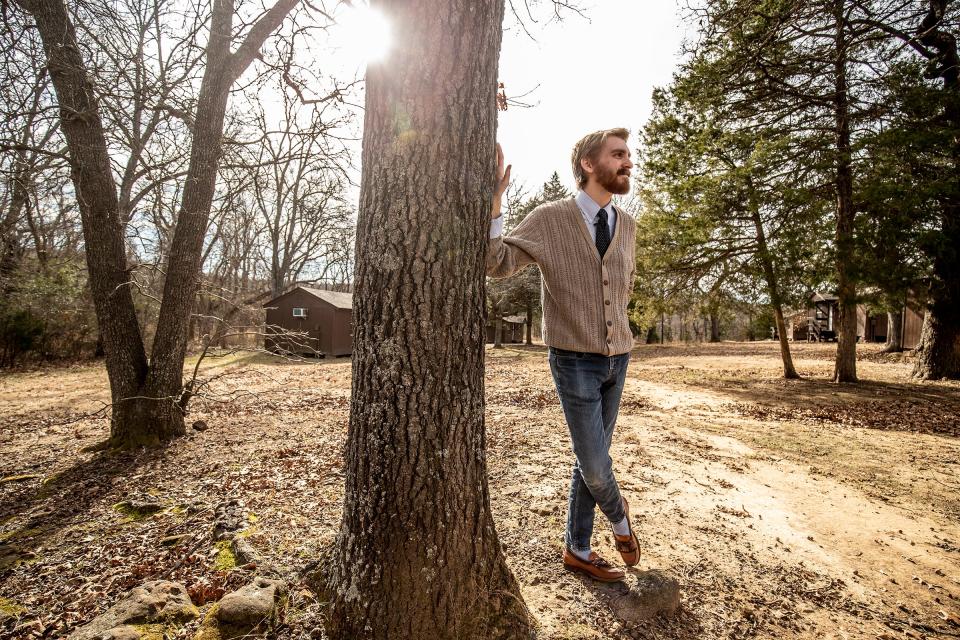 Noah Cleveland returned to Osage Hills State Park with USA TODAY. “The way he went about it wasn’t designed to make me uncomfortable,” he said. “It was designed to do exactly the opposite: To build a relationship and make me believe he is someone I can trust.”