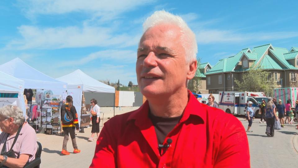 Dan Duguay said on May 12, 2024, that performing at the farewell celebration for the Eau Claire Market gave him a sense of closure, as the mall initially brought him to Calgary in 1995.