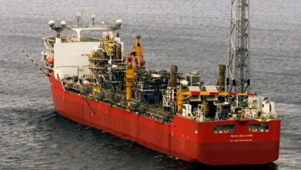 The Terra Nova is a floating platform that has been producing oil off the coast of Newfoundland since 2002.