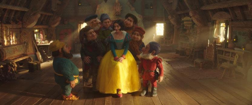 Primer vistazo de Snow White and the Evil Queen (Crédito: Disney)