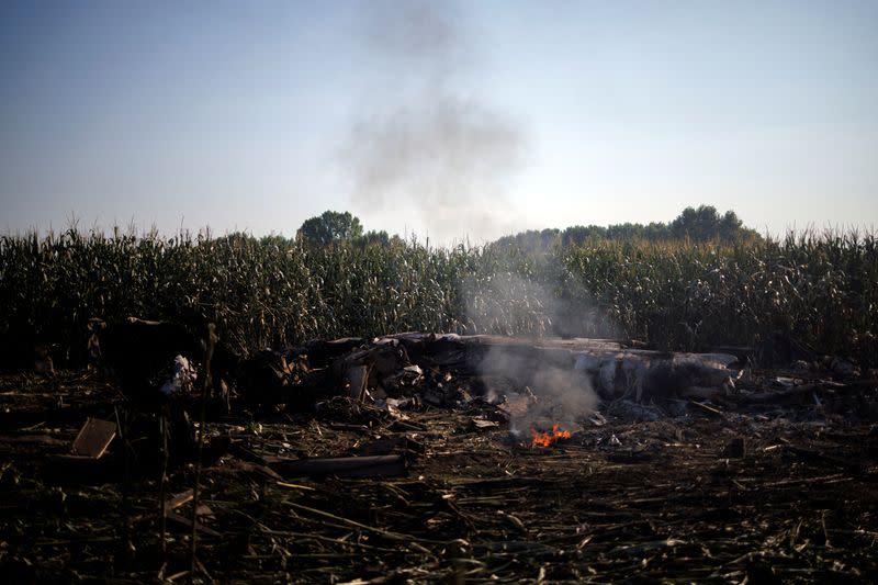 Cargo plane crashes near the city of Kavala