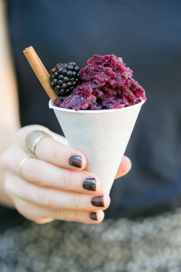 Sangria Granita Snow Cones