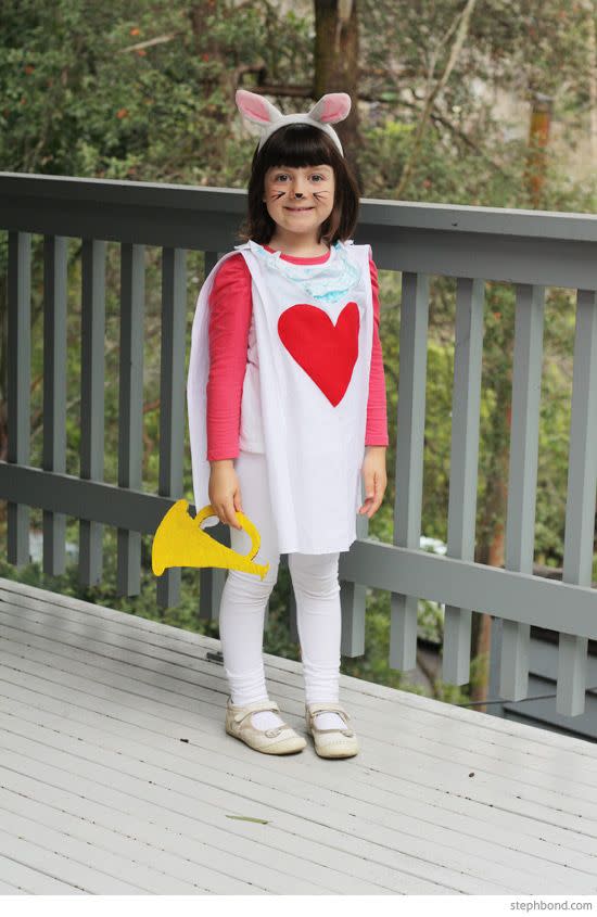 Kids' White Rabbit Costume