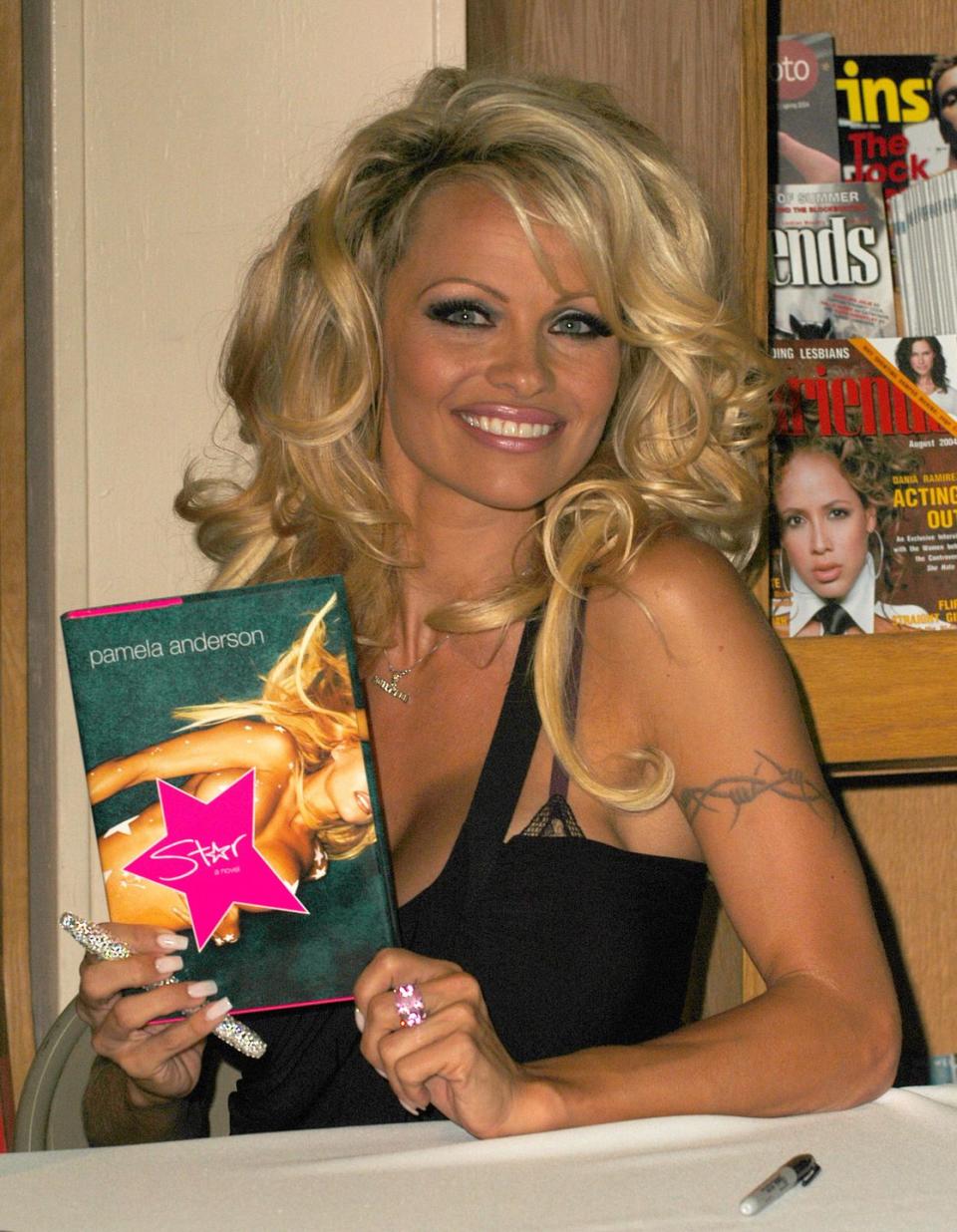 <p>There is no doubt that Pamela Anderson is a star, and the former Playmate tapped into her experiences in Hollywood and with the tabloids to help form the plot of her novel <em>Star</em>. Published in 2005, the book is about a small-town girl who becomes one of the most famous celebrities in the world...and all the ups and downs that come with it.</p><p>The <em>Baywatch</em> actress followed up <em>Star</em> with <em>Star Struck</em>, a semi-autobiographical story based on her marriage to Tommy Lee. </p><p>Pamela told <em><a href="https://www.healthylivingmagazine.us/Articles/559/" rel="nofollow noopener" target="_blank" data-ylk="slk:Healthy Living" class="link ">Healthy Living</a> </em>that she's often reading multiple books at the same time, and she listed Pablo Neruda, Reinaldo Arenas, Carl Jung, Nicolas Bouvier, and Anais Nin as some of her faves. </p><p><a class="link " href="https://www.amazon.com/Star-Pamela-Anderson/dp/0743270614/ref=sr_1_1?dchild=1&keywords=star+pamela+anderson&qid=1599799324&s=books&sr=1-1&tag=syn-yahoo-20&ascsubtag=%5Bartid%7C2140.g.33987725%5Bsrc%7Cyahoo-us" rel="nofollow noopener" target="_blank" data-ylk="slk:Buy the Book">Buy the Book</a></p>