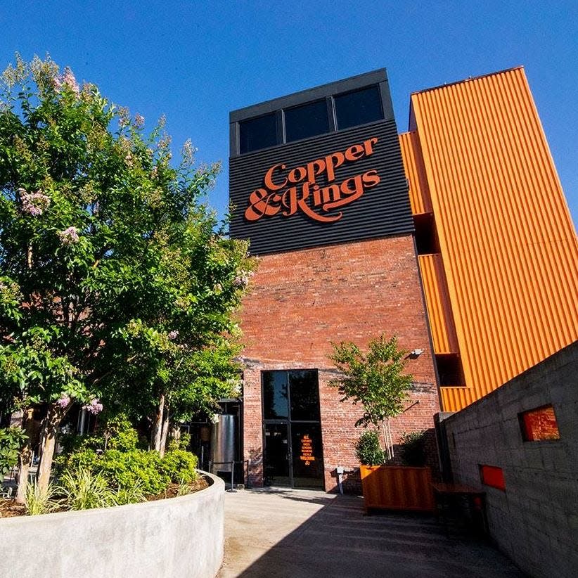 Copper & Kings is located in Louisville's Butchertown neighborhood.