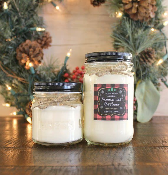 Peppermint & Hot Cocoa Candle