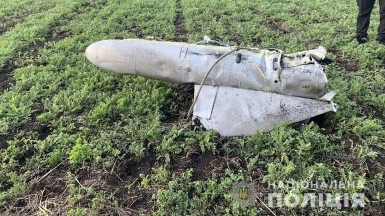 A Russian Kh-59 missile destroyed previously. Stock photo: Ukraine’s National Police