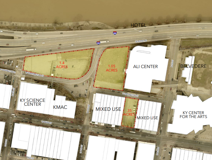 Nearly three acres of city-owned property along Main and Washington streets in downtown Louisville are up for redevelopment. Louisville-based Poe Companies beat out three other developers to have a first opportunity to re-envision the site.