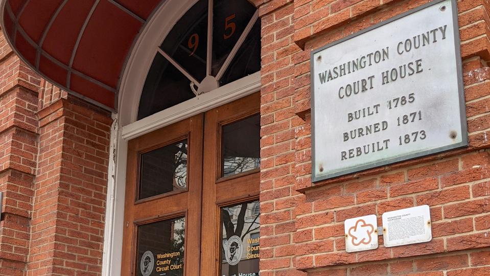 The Washington County Courthouse, which houses circuit court, is seen in this undated file photo.