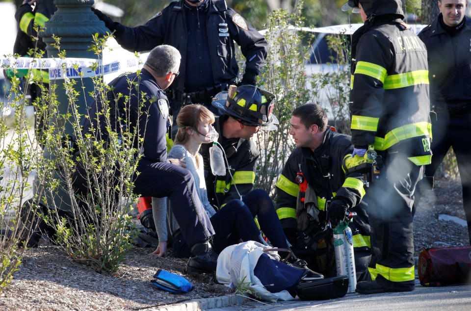 NYPD on scene after shooting, vehicular attack reported in Manhattan