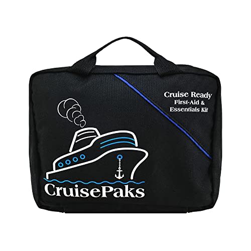 Cruise Essentials First-Aid &amp; Medicine Personal Travel Cruise Emergency 150 Piece Basic Travel Kit