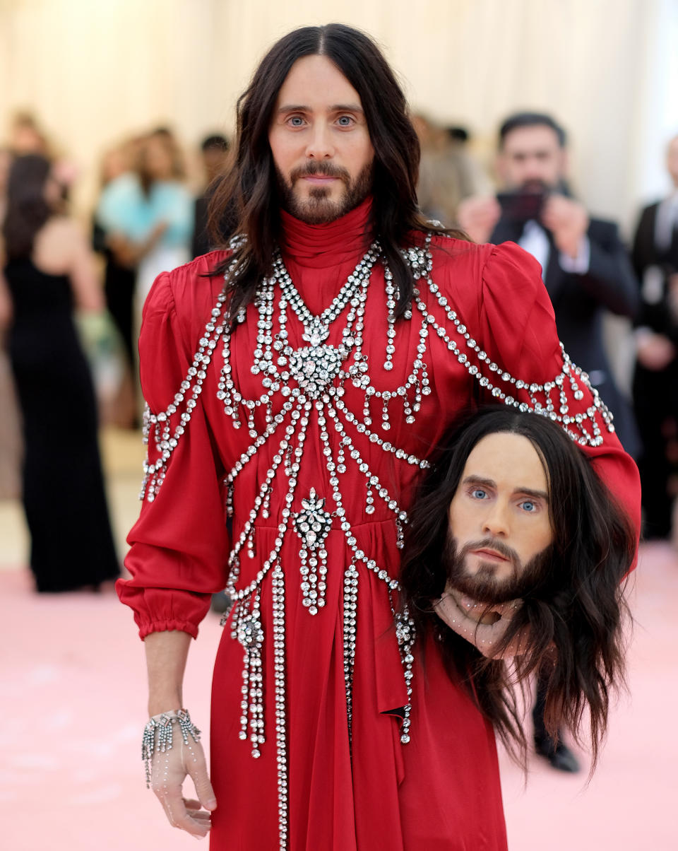 Jared Leto at the Met Gala in 2019