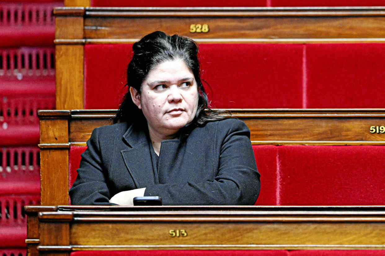 Arrivée troisième, Raquel Garrido est en difficulté pour conserver son siège lors d'une probable triangulaire face au NFP Aly Diouara et l'UDI Aude Lagarde.  - Credit:Joly Victor / ABACA