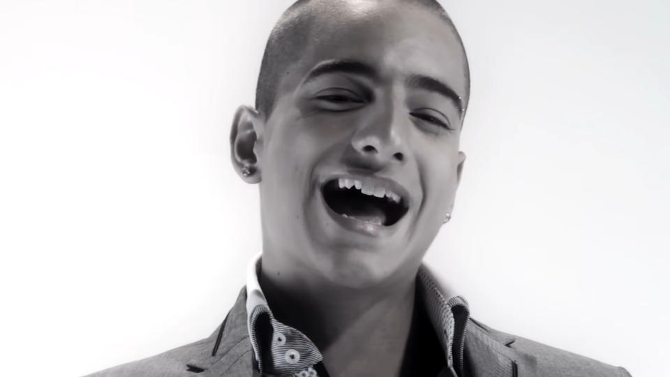 Maluma with a buzz cut