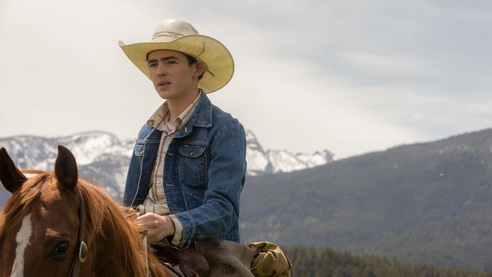 Finn Little in Yellowstone