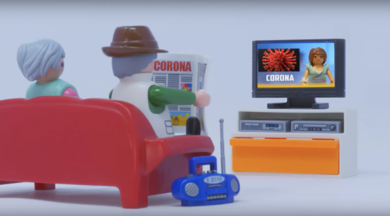 Short film guides children through the facts about coroanvirus in a non-frightening way (Playmobil)