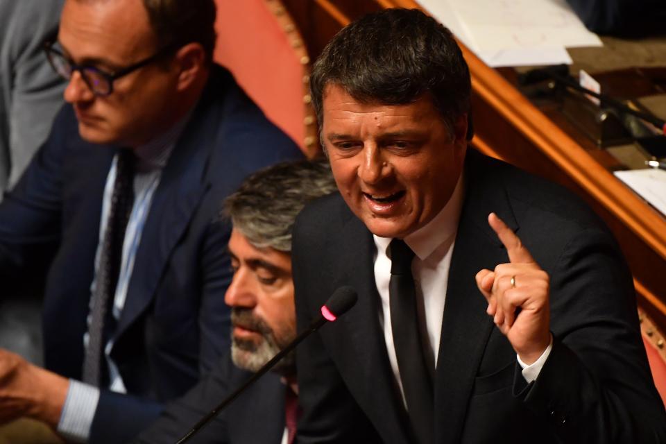 Matteo Renzi (Photo by ANDREAS SOLARO/AFP via Getty Images)