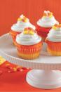 <p>Top these cupcakes off with creamy marshmallow icing to make them look like bigger versions of candy corn. </p><p><em><strong><a href="https://www.womansday.com/food-recipes/food-drinks/a28835151/candy-corn-cupcakes-recipe/" rel="nofollow noopener" target="_blank" data-ylk="slk:Get the Candy Corn Cupcakes recipe.;elm:context_link;itc:0;sec:content-canvas" class="link ">Get the Candy Corn Cupcakes recipe.</a></strong></em></p>