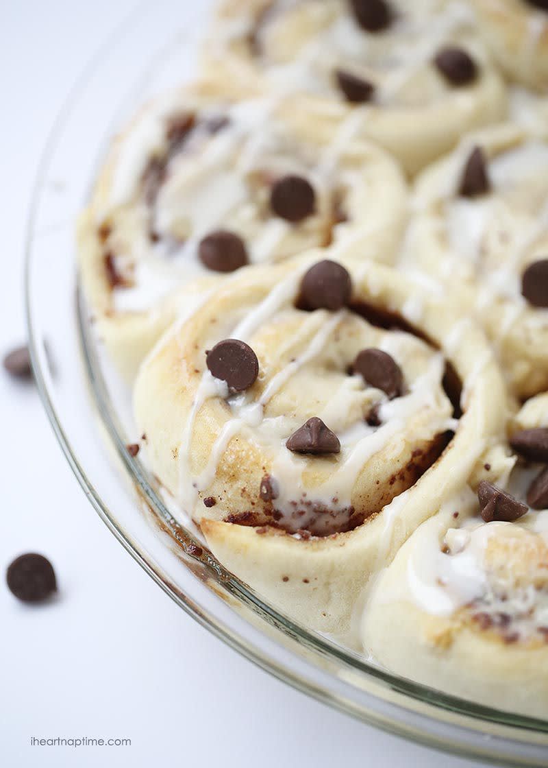 Chocolate Chip Cinnamon Rolls