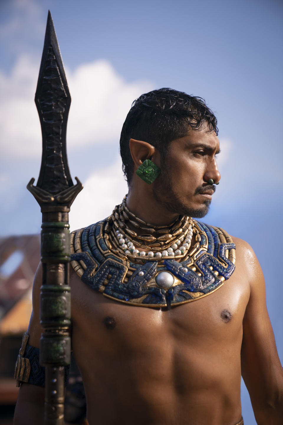 Tenoch Huerta Mejía as Namor in Black Panther: Wakanda Forever. (Still: Marvel Studios)