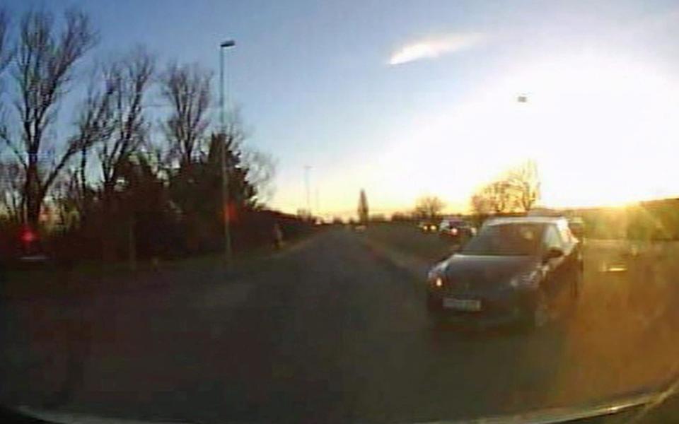 Dashcam footage - Cambridgeshire Police/PA Wire