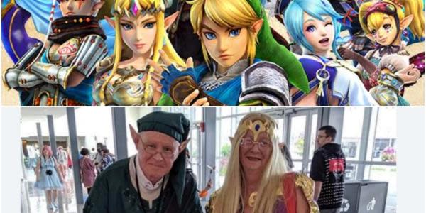 Viral: pareja de abuelitos demuestra su amor haciendo cosplay de Zelda