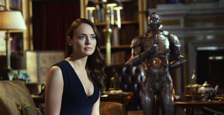 Viviane (Laura Haddock) and Cogman in 