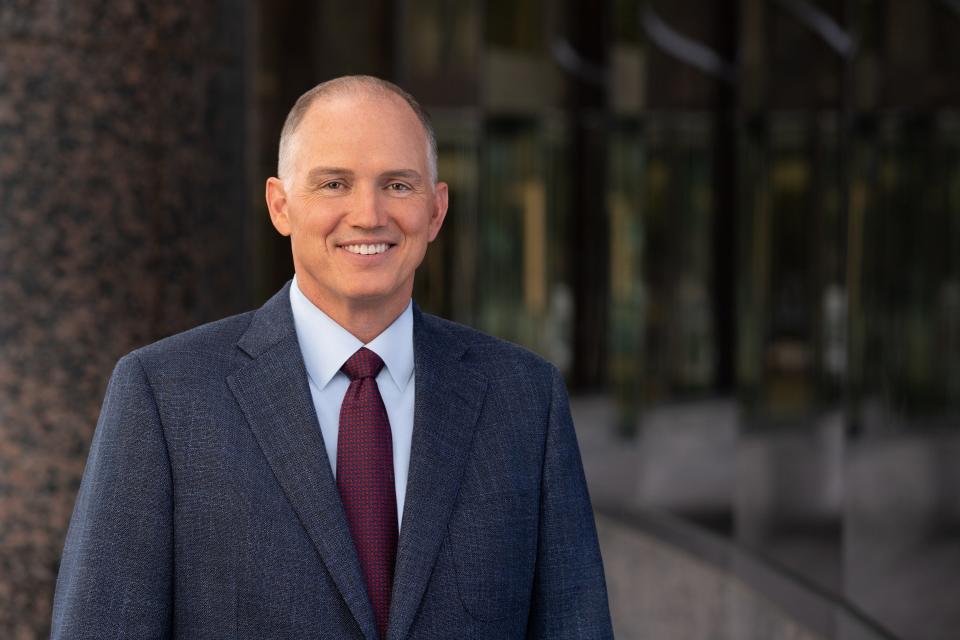 GuideStone Financial Resources CEO and president Hance Dilbeck, Jr. Dilbeck took the helm of the Southern Baptist Convention's retirement and benefits agency in March 2022.