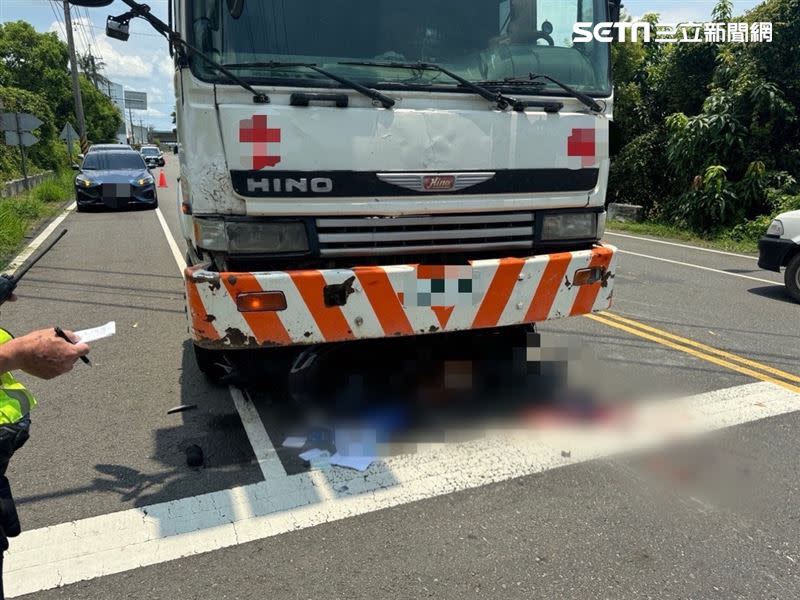 台南官田區發生死亡車禍。（圖／翻攝畫面）