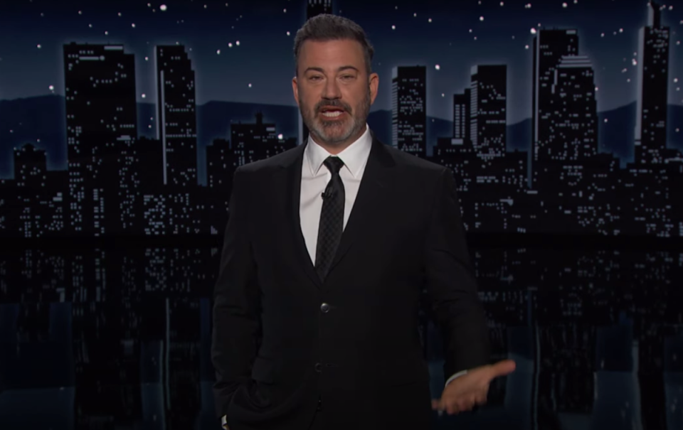 Late-night host Jimmy Kimmel pranked former congressman George Santos into making some hilarious Cameo videos (ABC)