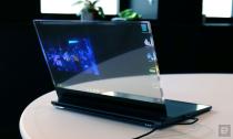 <p>In-person photos of Lenovo's new concept device -- Project Crystal -- which the company claims is the world's first laptop with a transparent micro LED display.</p> 