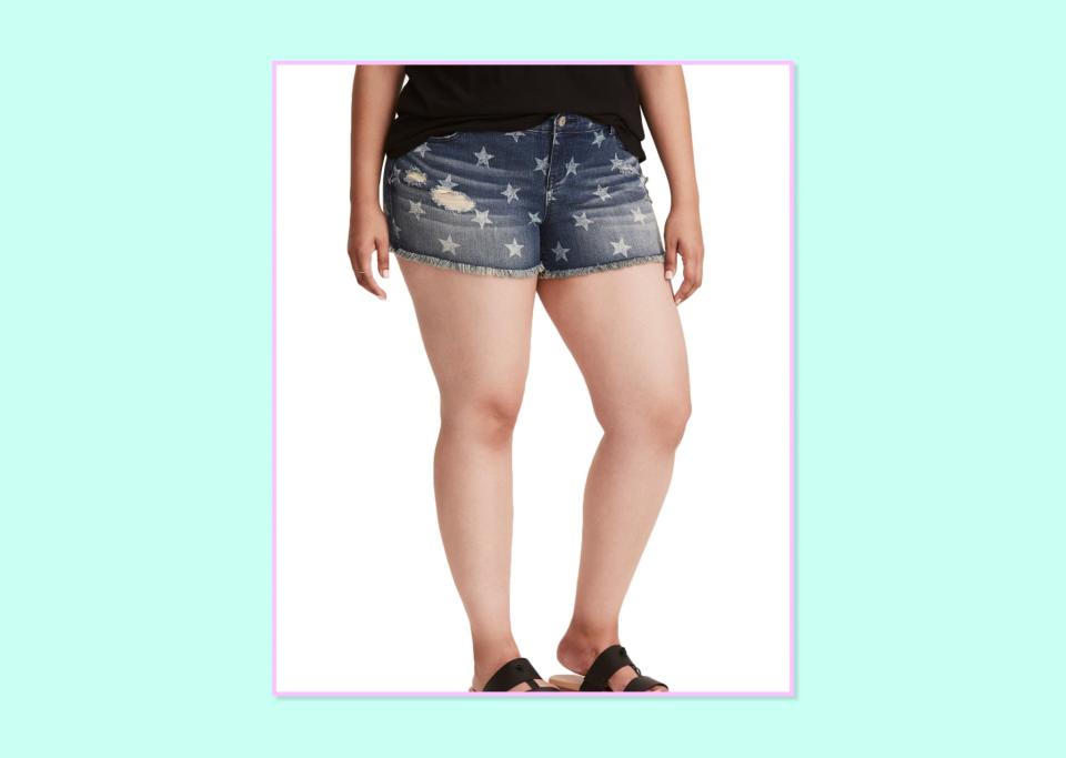 Torrid Skinny Star-Print Short Shorts