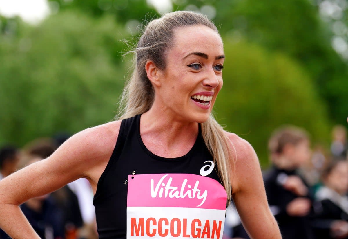 Eilish McColgan beat her mother’s record at a meeting in Holland (Adam Davy/PA) (PA Wire)