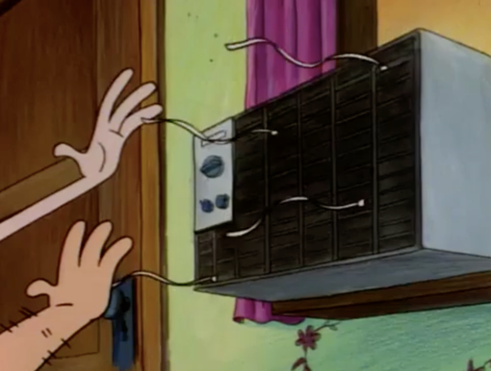 cartoon air conditioner