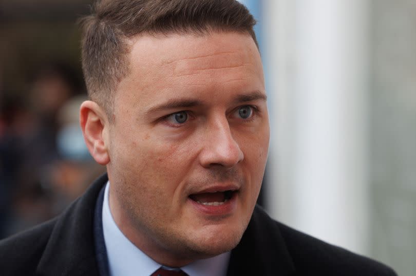 Labour's shadow health secretary Wes Streeting joined people in the queue, Wednesday 7 February 2024  at St Paul's Dental Practice in Bristol as for a third day people queued up to get registered at the new NHS Dental practice.   PHOTO:PAUL GILLIS / Reach Plc