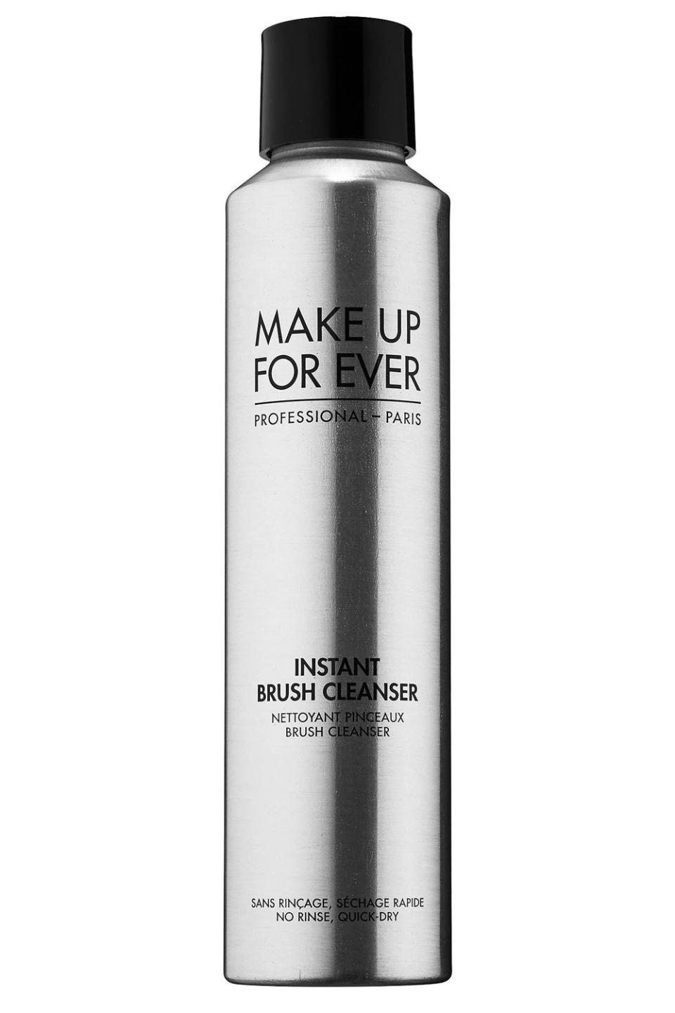 4) Make Up For Ever Instant Brush Cleaner