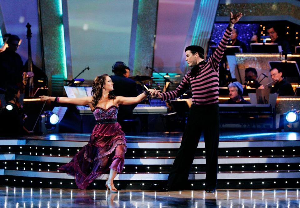 <a href="/baselineperson/4144267">Steve-O</a> and Lacey Schwimmer perform the Viennese Waltz to "Complainte de la Butte" by Rufus Wainwright on "Dancing with the Stars."