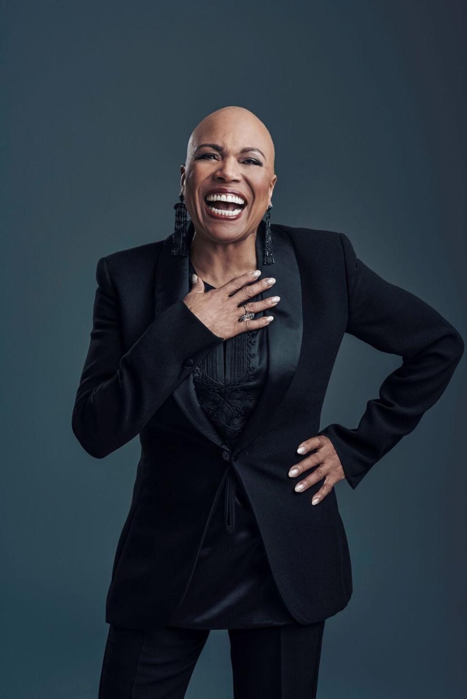Jazz vocalist Dee Dee Bridgewater will perform with an ensemble of musicians in celebration of the Monterey Jazz Festival at the McCallum Theatre in Palm Desert, Calif., on Jan. 19, 2023.