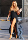 <p>Chrissy Teigen greets fans as she heads to<em> Jimmy Kimmel Live!</em> in L.A. on Dec. 7. </p>