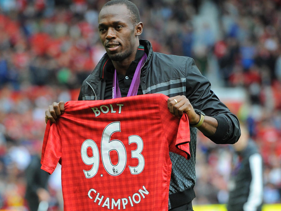 Usain Bolt wants to play for Manchester United one day: Getty