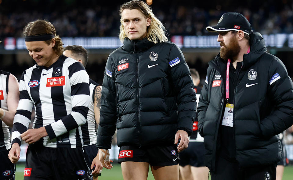 Darcy Moore after Collingwood's win over Geelong.