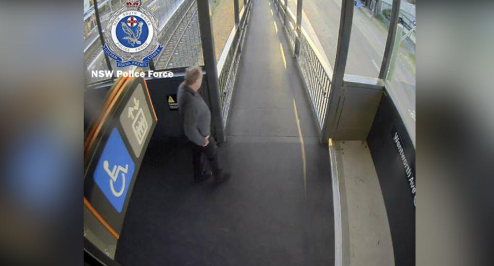 NSW Police released images of a man they would like to speak to regarding an incident in Wentworthville, NSW