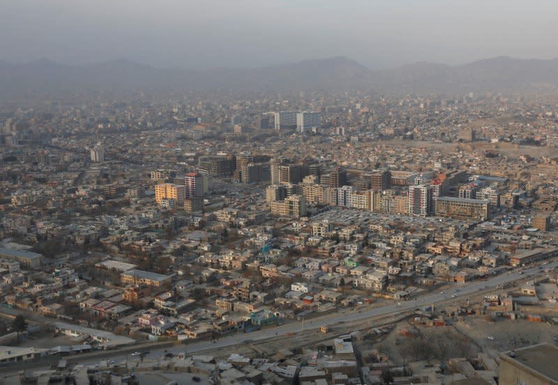 FILE PHOTO: An aerial view of Kabul, Afghanistan January 1, 2017. REUTERS/Mohammad Ismail